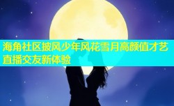海角社区披风少年风花雪月高颜值才艺直播交友新体验