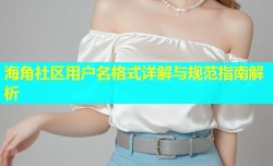 海角社区用户名格式详解与规范指南解析