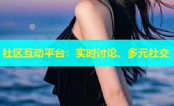 社区互动平台：实时讨论、多元社交