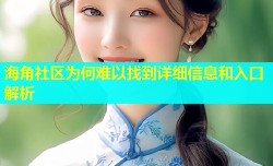 海角社区为何难以找到详细信息和入口解析