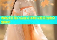 海角社区用户名格式详解与规范指南全面解析