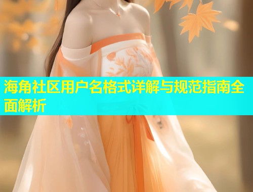 海角社区用户名格式详解与规范指南全面解析  第1张