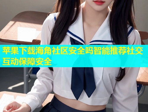 苹果下载海角社区安全吗智能推荐社交互动保障安全  第1张