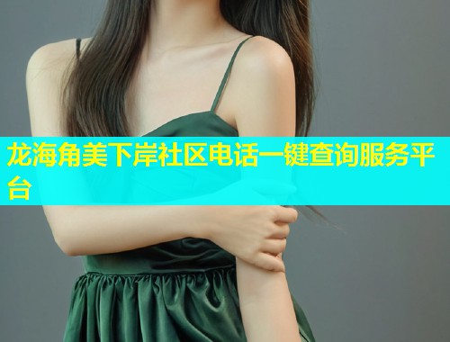 龙海角美下岸社区电话一键查询服务平台  第1张