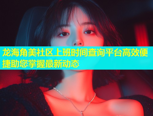 龙海角美社区上班时间查询平台高效便捷助您掌握最新动态  第2张
