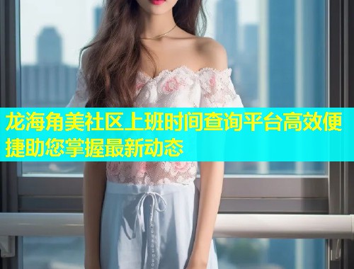 龙海角美社区上班时间查询平台高效便捷助您掌握最新动态  第1张